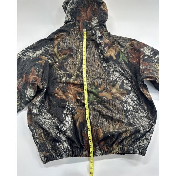Mad Dog Gear Sterns Camo Mens Jacket 2XL Mossy Oak Breakup Mesh Lined Hooded Y2K - Picture 11 of 14